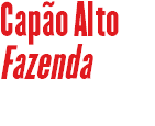Capão Alto Fazenda 